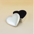 Heart Shaped Silver Plated Keepsake Boxes